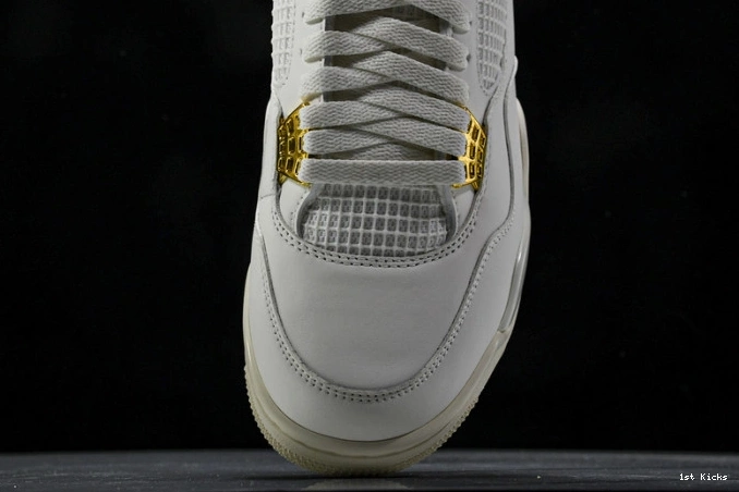 1st Kicks Gold Retro Metallic 4 Jordan AQ9129-170 0712